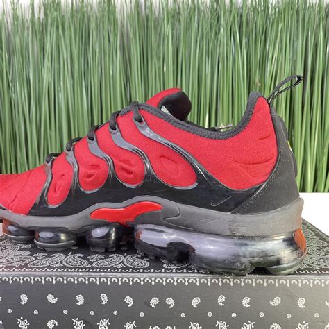 Nike Air Vapormax Plus University Red Black Mens Shoes Cu4863 600 Size 13 Ebay