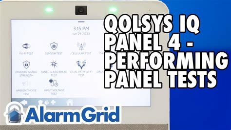 Qolsys Iq Panel 4 Performing Panel Tests Youtube