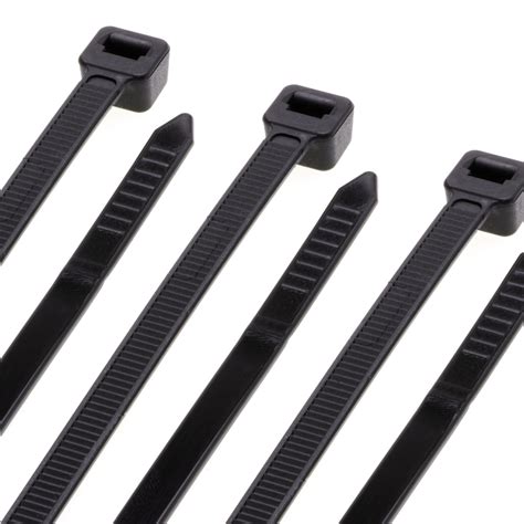 Black Heavy Duty Lb Cable Ties Pack Nsi Industries