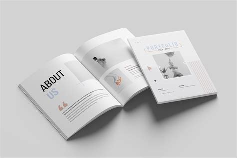 Portfolio Brochure Template Design Cuts