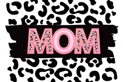 Animal Print Mom Tshirt Design Svg Png Graphic By Lara S Designs