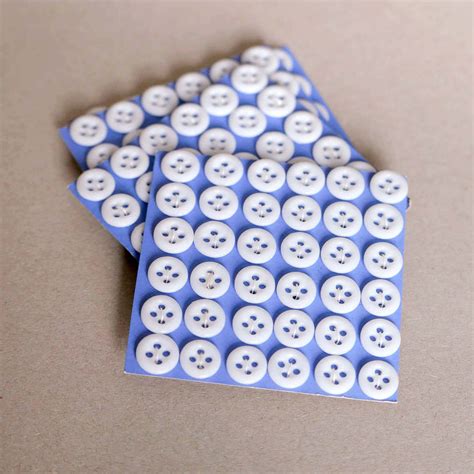 Vintage White Glass Buttons • Cloth House