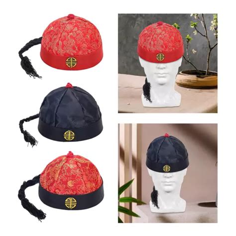 Chinese Oriental Hat For Adults Landlord Cap Chinese Emperor Hat W