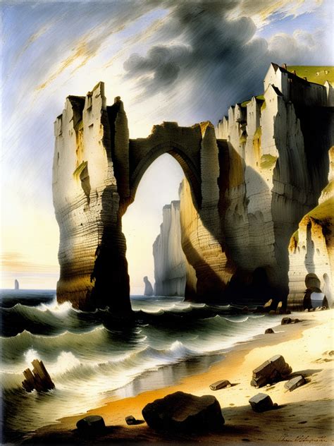 The Rock Gate Manneporte Bei Etretat By Joerg Hein Playground