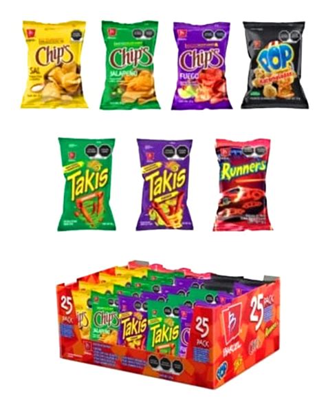 Barcel Takis Fuego and Corn Pops Variety Pack - 25 India | Ubuy