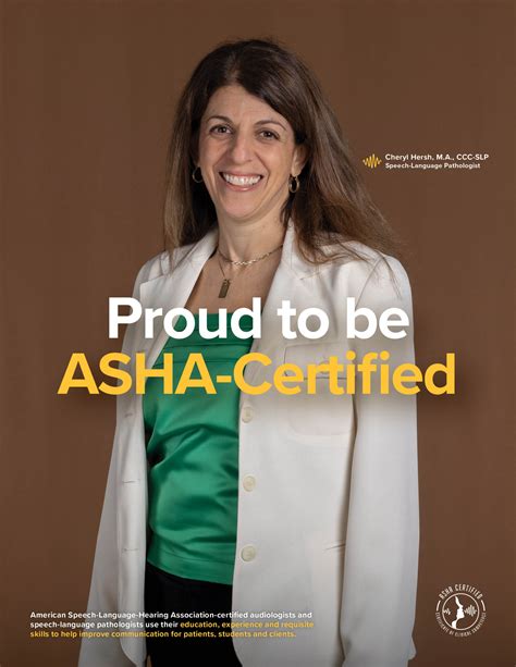 Cheryl Hersh Asha Certified