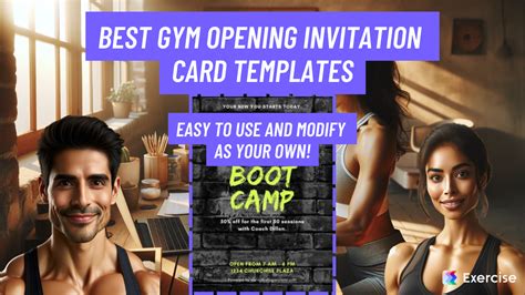 3 Best Gym Opening Invitation Card Templates In 2024