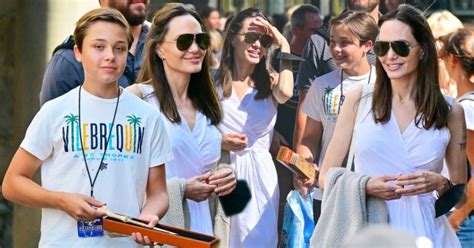 Angelina Jolie And Son Knox On Day Out Amid Legal Row With Brad Pitt