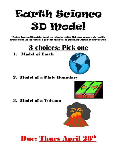 Fillable Online Model of the Earth 3D Project Fax Email Print - pdfFiller