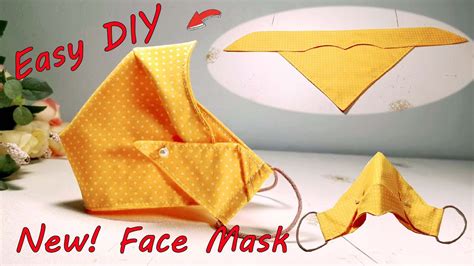 😷 Easy Face Mask Sewing Tutorial Diy Face Mask All Size Very Easy New Style Mask Youtube