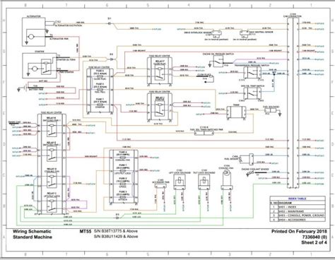 Bobcat Mini Track Loader Mt52 Mt55 Electrical Schematic