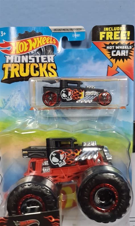 Hot Wheels Monster Truck Bone Shaker Hobbies Toys Toys Games On