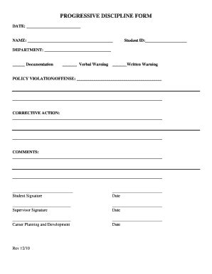 Employee Written Warning Form Templates Fillable Printable Samples