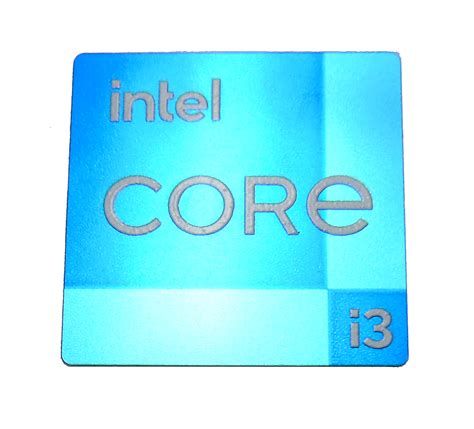 Intel Core I3 Sticker 18 X 18mm 1116″ X 1116″ 1092 Vath Ventures