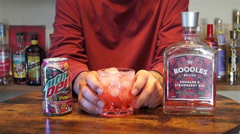 Boodles Rhubarb Strawberry Gin Mtn Dew Baja Point Break Punch