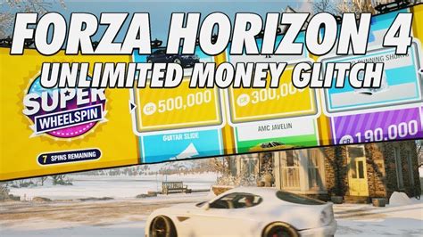 Forza Horizon Unlimited Money Glitch Pc Youtube