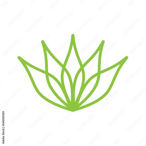 Luxury leaf Cannabis or Marijuana Leaf in the frame for Icon and Logos ...