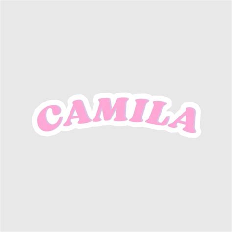 Camila Name Pegatinas Pegatinas Imprimibles Estados Para Whatsapp