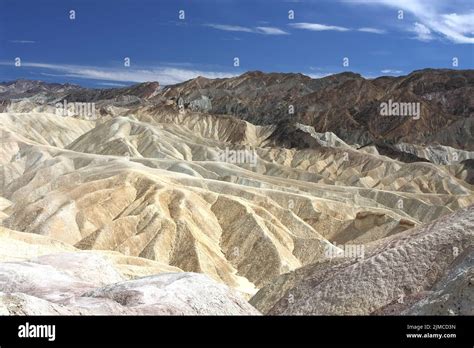 Rock formations, Death Valley National Park, Mojave Desert, California ...