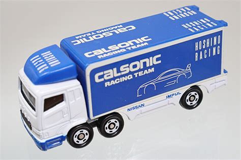 ミニカーショップ ケンボックス トミカギフトばらし★ ★racing Team Transporter※calsonic Racing