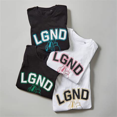 Lgnd Boxing Gloves White T Shirt Suzi Wong Creations Ltd