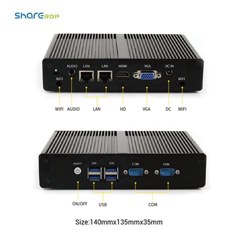 Oem Itx Fanless Industrial Pc V Intel Quad Core J Dual Lan Dual