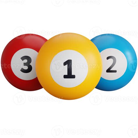 3d Icon Illustration Three Billiard Balls 20575854 Png