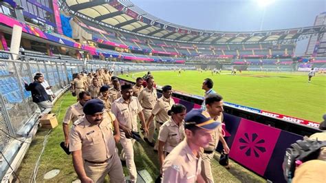 IN PHOTOS Mumbai Police Conducts Mock Drill At Wankhede Stadium Ahead