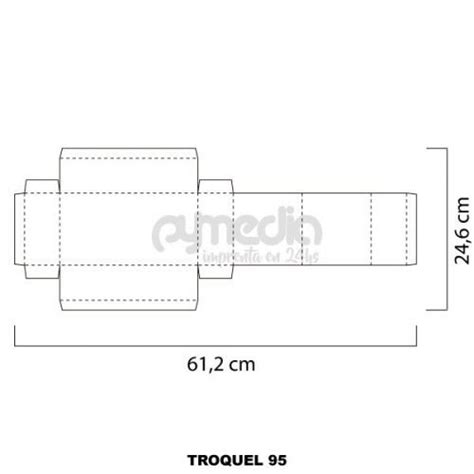 X X Cm Caja Estuche Troquel Pymedia S A Imprenta R Pida