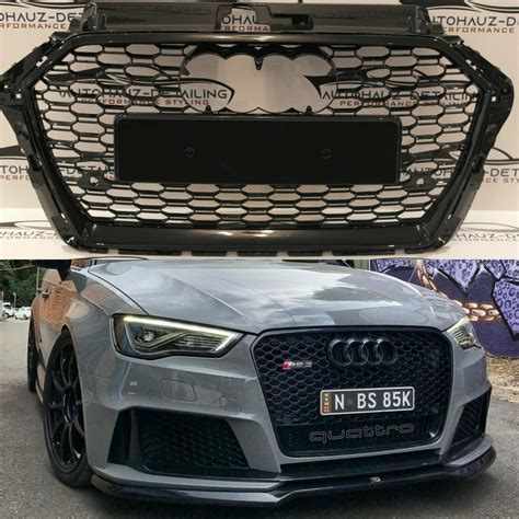 Car Tuning & Styling Parts Fits Audi A3 S3 8V 2013-2016 Front Grill S ...