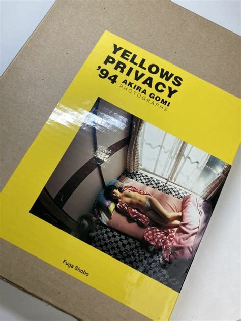 Akira Gomi Yellows Privacy 94 Japanese Photobook Hb With Slipcase Ebay