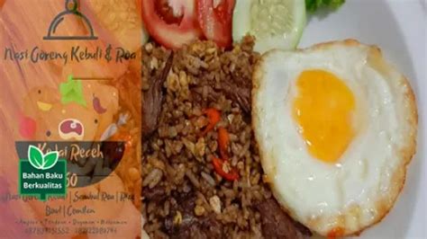 Nasi Goreng Kebuli Roa Kedai Receh Cilandak Timur Menu