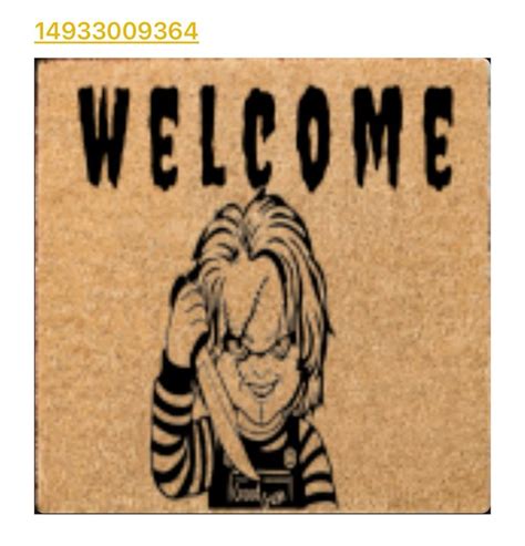 Chucky Welcome Mat Bloxburg Decals Welcome Mats Bloxburg Decals Codes