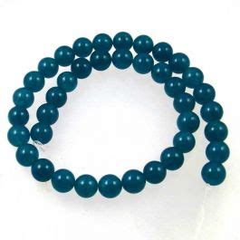 UK Semi Precious And Gemstone Beads Malay Jade Dyed Mid Royal Blue