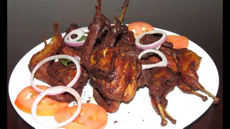 Kerala Style Naadan Kada Quail Fry Youtube