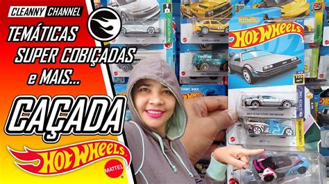 CAÇADA HOT WHEELS TEMÁTICAS SUPER COBIÇADAS T HUNT e MAIS PT BR Cleanny channel YouTube