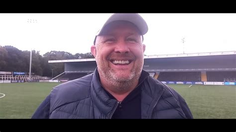 Bromley 3 1 Oxford City Andy Woodman Interview YouTube