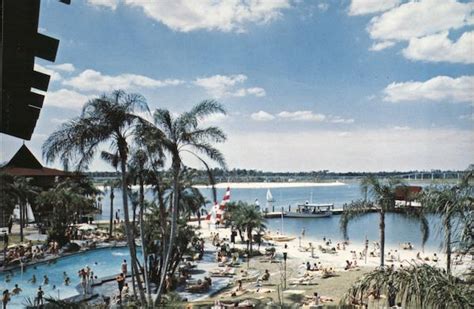 Polynesian Village Marina - Disney World Orlando, FL Postcard