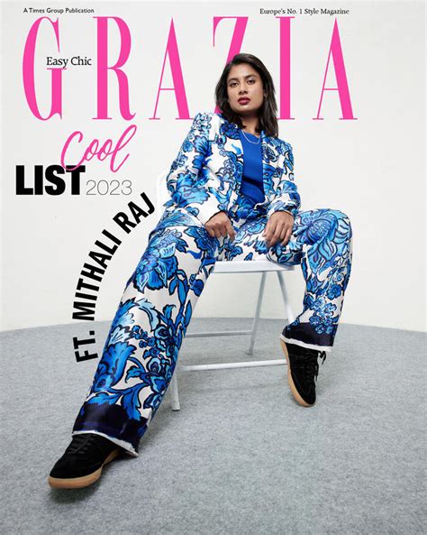 Grazia Cool List Mithali Raj Grazia India