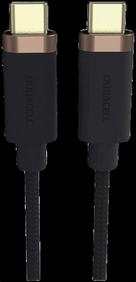 Duracell Punottu Kaapeli USB C C 1m Musta Prisma Verkkokauppa