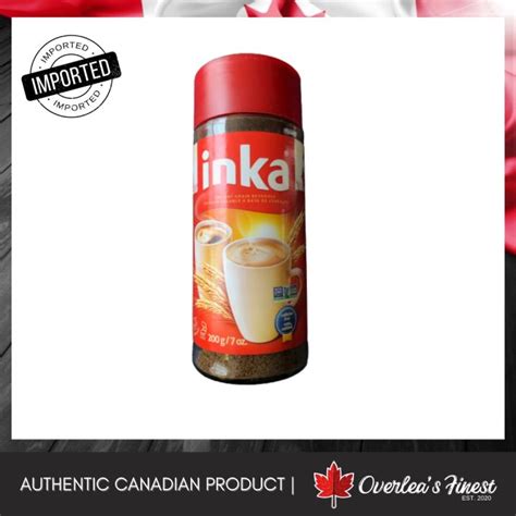 Authentic Imported From Canada Inka Instant Grain Beverage Coffee