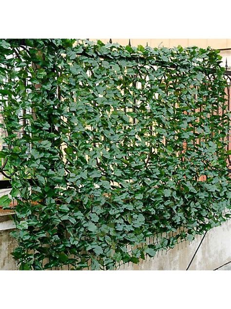 Costway 59x118 Faux Ivy Leaf Decorative Privacy Fence Screen