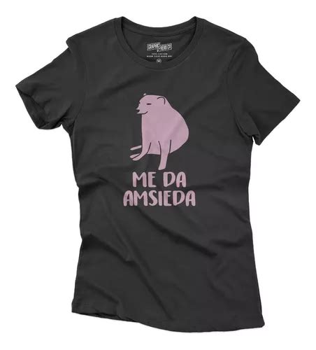 Playera Me Da Ansiedad Perro Cheems Meme Perrito Negra R Meses Sin