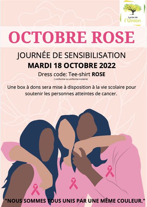 Octobre Rose Au Lycee De L Union Lyc E De L Union