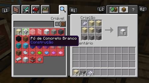 Minecraft Como Fazer Concreto Branco Critical Hits