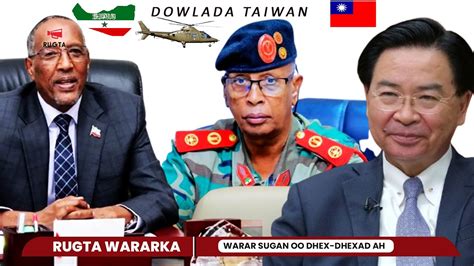 DEG DEG Dowlada Taiwan Oo Qalabka Diyaaradha Keenay Hargeesa Somaliland