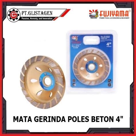 Jual Mata Gerinda Poles Beton Diamond Cup Grinding Wheel Inch