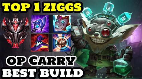 Wild Rift Ziggs Top 1 Ziggs Gameplay Rank Grandmaster YouTube