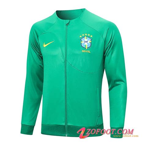 Magasin Veste Foot Bresil Vert