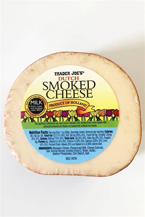 Dutch Smoked Gouda Cheese 5 Pound Best Cheeses From Trader Joe S